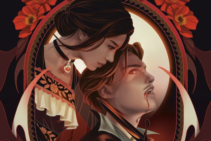 Detail from the cover of A Cruel Thirst