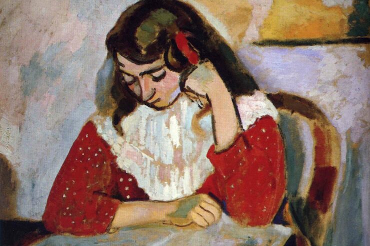 Portrait de Marguerite (The Reader) by Henri Matisse, 1906