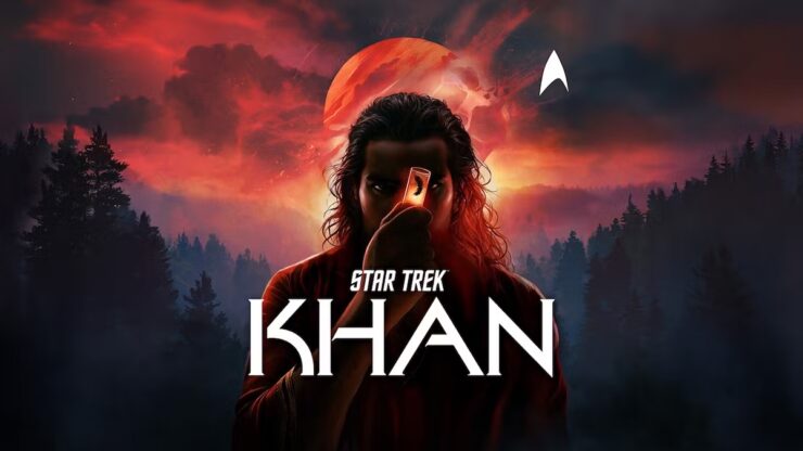 Official series art for Star Trek: Khan audio drama