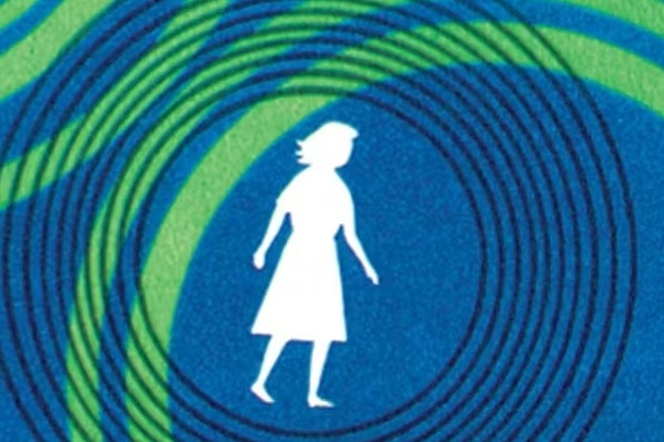 detail from the cover of the 50th Anniversary Edition of A Wrinkle in Time (art by Ellen Raskin)