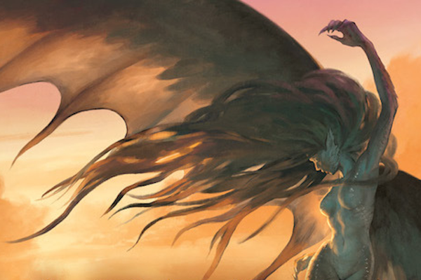 Detail from the cover of Martha Wells' The Harbor of Suns